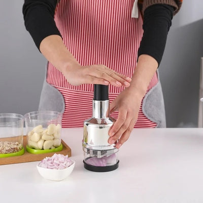 Press Prep Manual Food Chopper