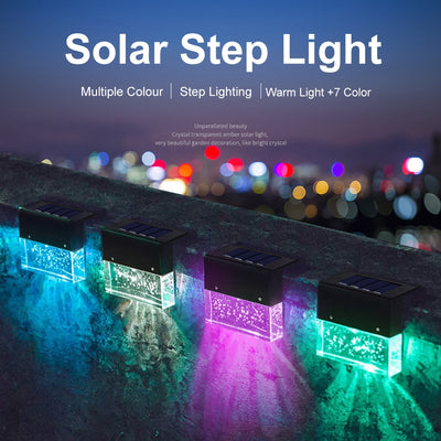 CrystalGlow Solar Garden Path Light