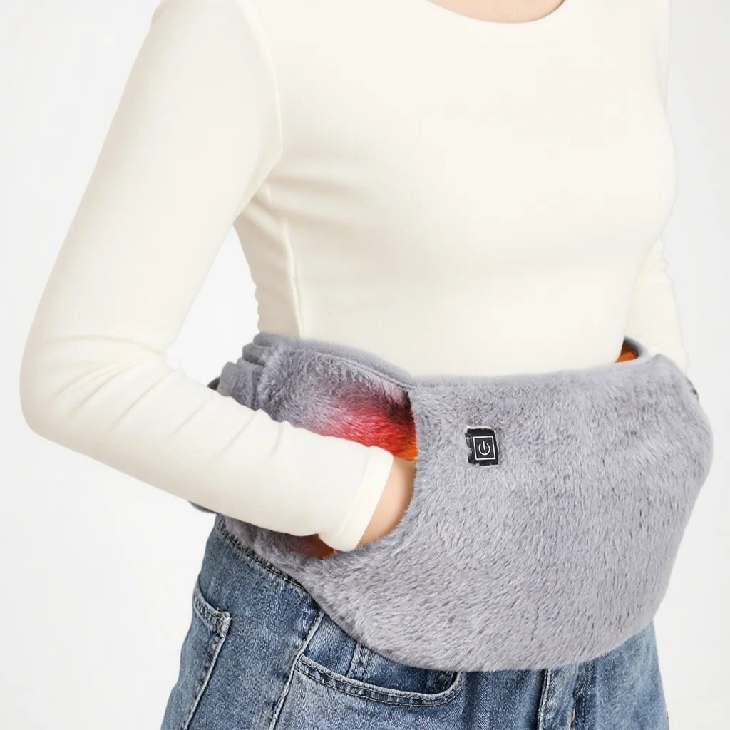 Rechargeable plush electric hand warmer