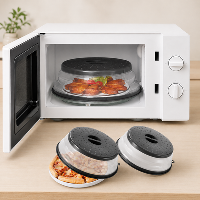 2-Pack Microwave Food Splatter Cover Set