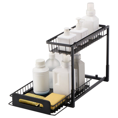 2-Tier Pull Out Cabinet Organizer