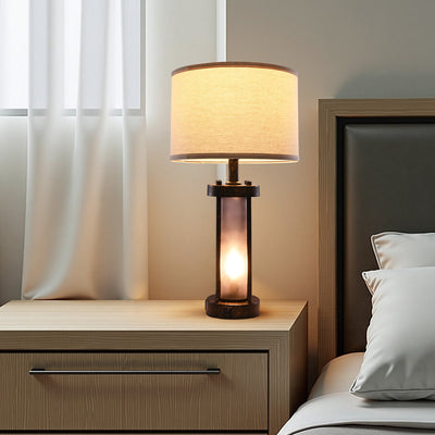 Farmhouse Bedside Lamps — Set of 2 with USB Ports
