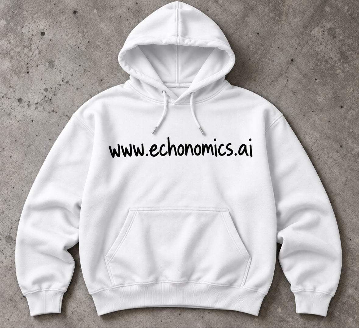 Echo Hoodie - white